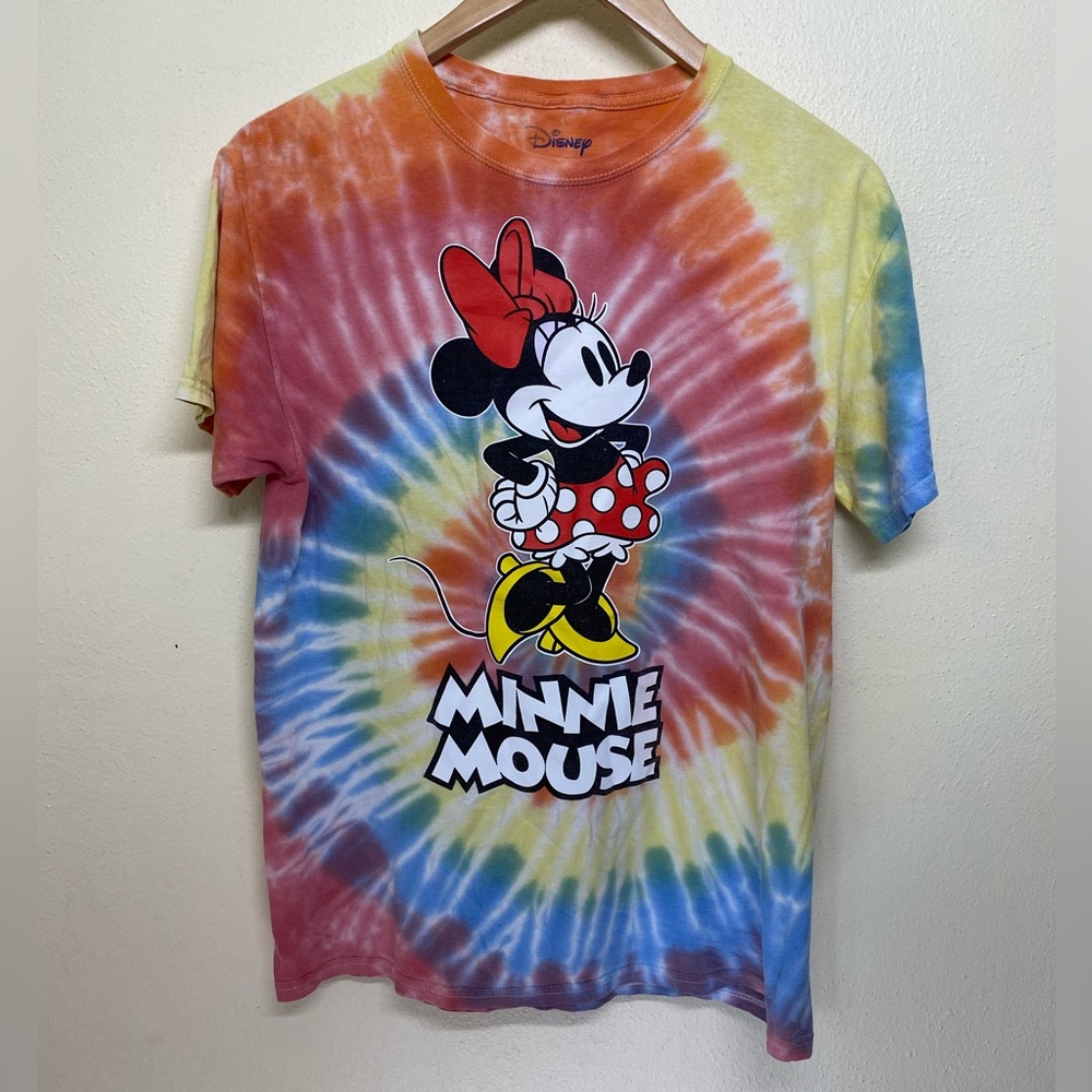 DISNEY Minnie Mouse Tie-Dye Tee M